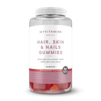 Image of Myvitamins Vegan Hair Skin Nails Gummies - 30servings - Strawberry