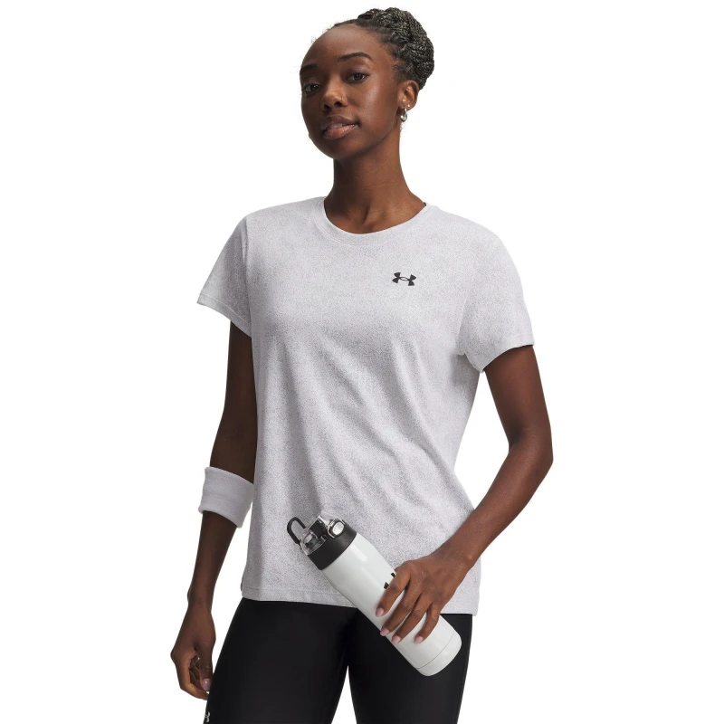 Image of Under Armour UA Tech Texture SSC White/Black female 10 (S)