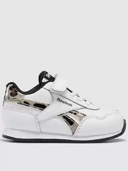 Image of Reebok Infant Girls Animal Royal Classic Jogger 3.0 1V - White, Size 7