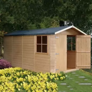 Image of Jersey Shiplap Garden Shed Approx 13 x 7 Feet