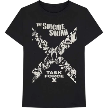 Image of The Suicide Squad - X Cross Unisex Medium T-Shirt - Black