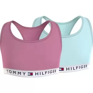 Image of Tommy Hilfiger 2 Pack Logo Bra - Pink