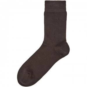 Image of Elle Bamboo 2 pair pack ankle socks - Brown