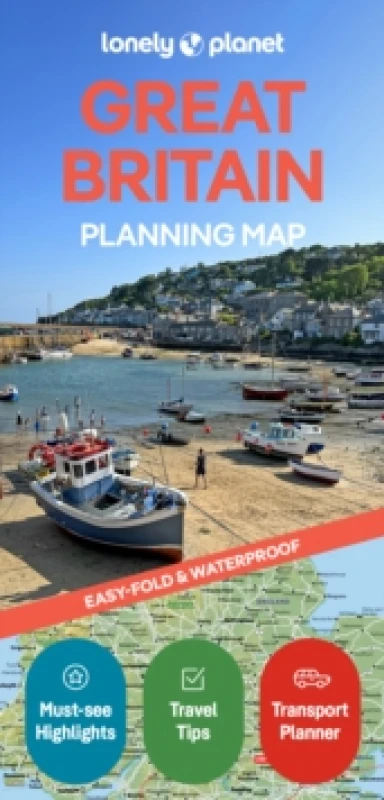 Image of Lonely Planet Great Britain Planning Map Sheet map, folded