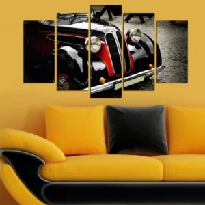 Image of 5PMDF-72 Multicolor Decorative MDF Painting (5 Pieces)