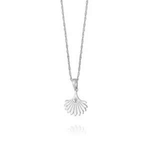 Image of Daisy London 925 Sterling Silver Palm Fan Necklace Sterling Silver