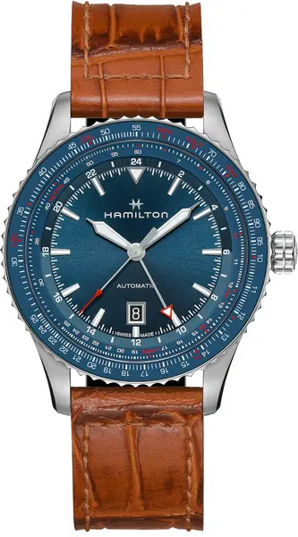 Image of Hamilton Watch Khaki Aviation Converter Auto GMT - Blue HM-1082