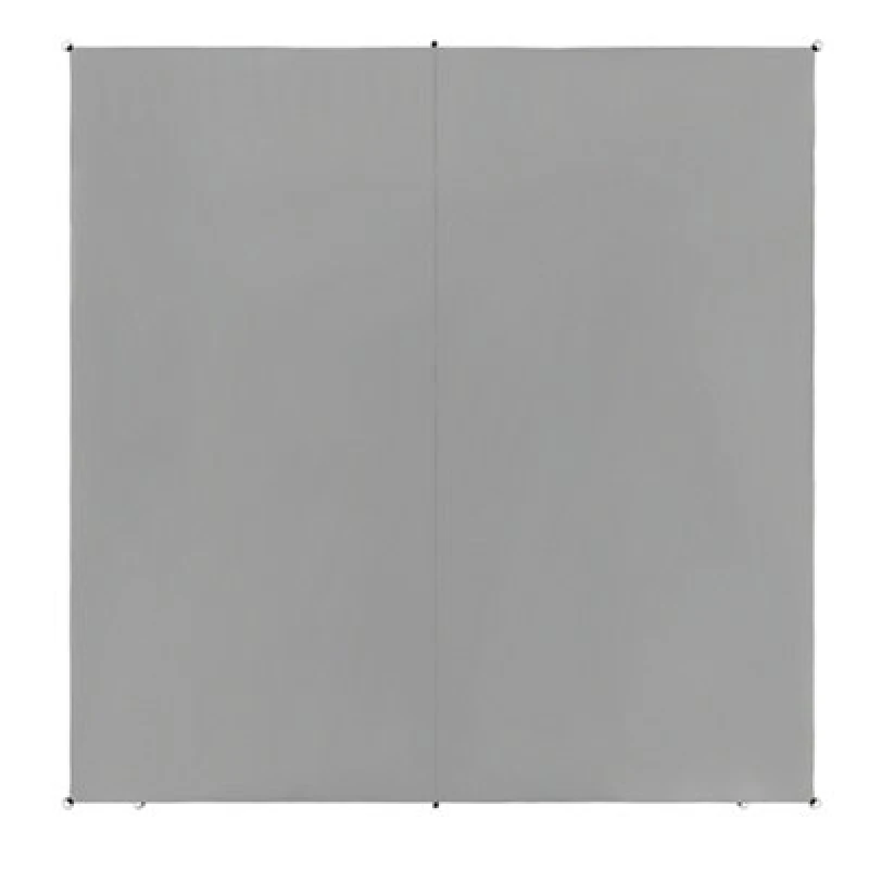 Image of Beliani Shade Sail Lukka 300 Cm 300 Cm Grey