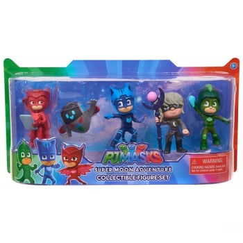 Image of PJ Masks Super Moon 5 Pack Collectible Figures Set