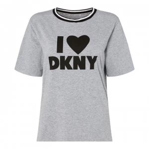 Image of DKNY Love DKNY Pyjama Top - 044 GREYH PT