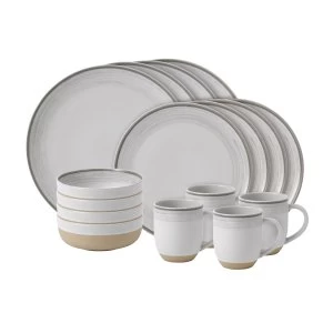 Image of Royal Doulton Ellen DeGeneres Soft White 16 Piece Set White
