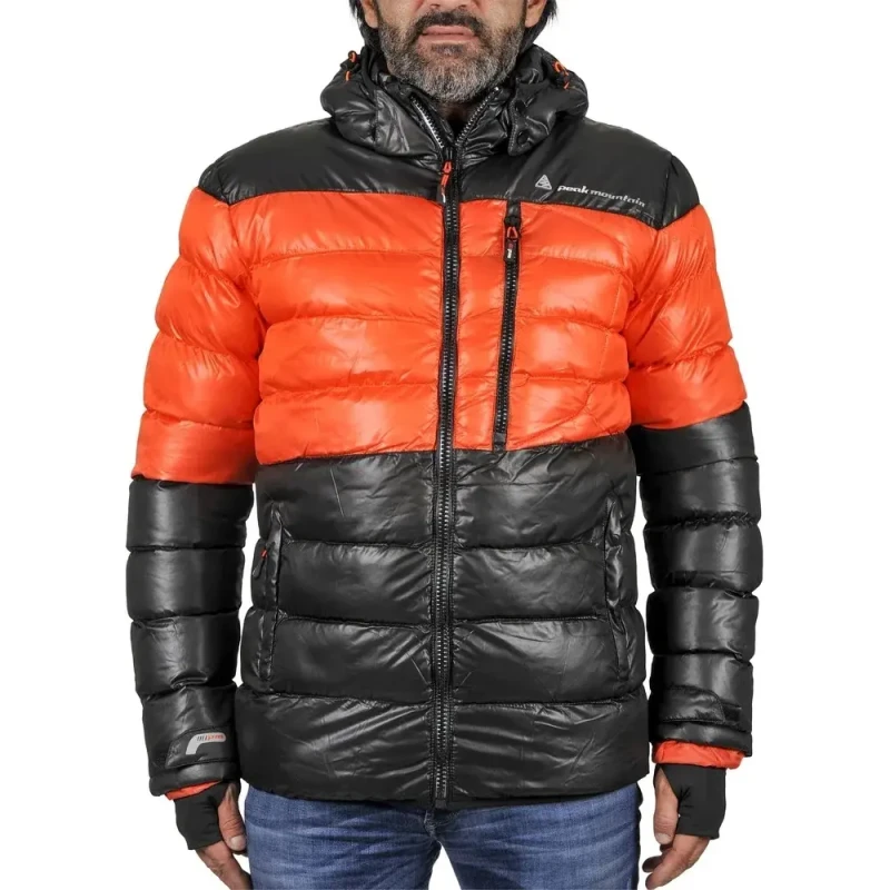 Image of Peak Mountain Children's ski jacket Peak Mountain Ecaptin Noir Male 16 ans ECAPTIN/10-16/YA/B/NOIR - Orange