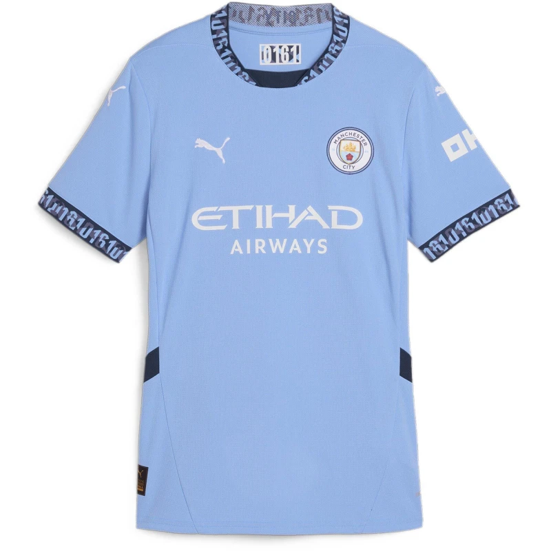 Image of Puma Manchester City Home Shirt 2024 2025 Womens - Blue Blue 6