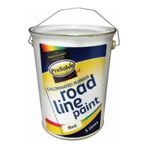Image of Chlorinated Rubber Road Line Paint Red 5LTR
