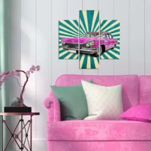 Image of 3MDF-003 Multicolor Decorative MDF Painting (3 Pieces)