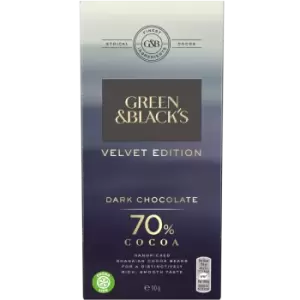 Image of GB Velvet 70% Dark Chocolate 90g Bar