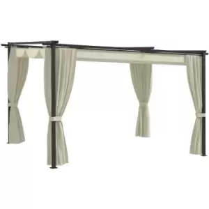 Image of Vidaxl - Gazebo 4x3 m Cream Cream