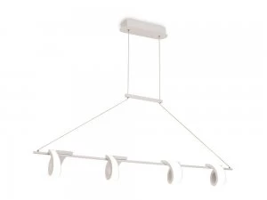 Image of 4 Light Ceiling Pendant, 48W LED, 3000K, 3600lm, Sand White