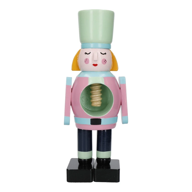 Image of KitchenCraft The Nutcracker Collection Wooden Female Nutcracker Mixed unisex 26x10