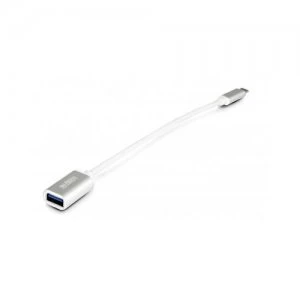 Image of Urban Factory AUU01UF cable interface/gender adapter USB-C USB-A Gray White
