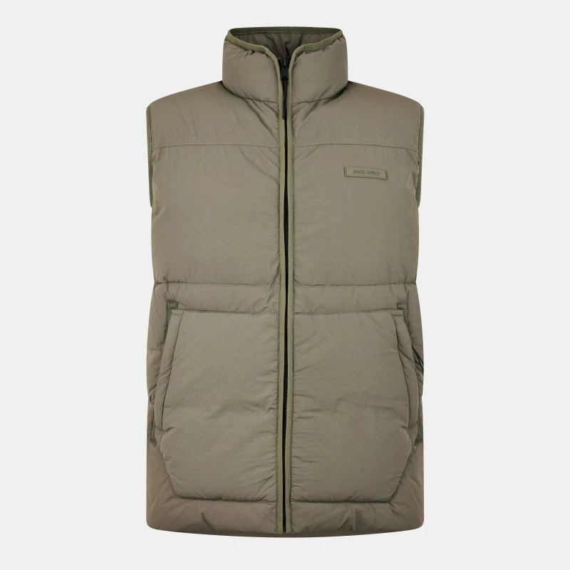 Image of Jack Wills Mens Dye Gilet Leaf male S
