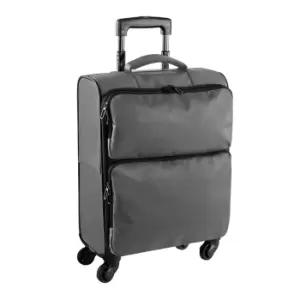 Image of Bagbase Lightweight Spinner Carry On Luggage/Bag (One Size) (Platinum)