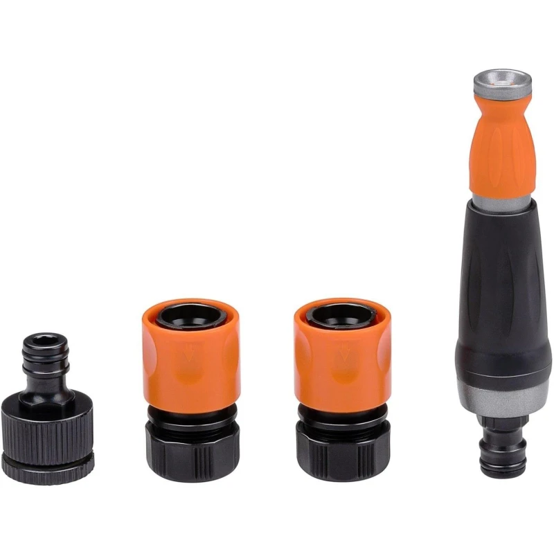 Image of Black and Decker Watering Set 4pcs Black/Orange unisex One Size