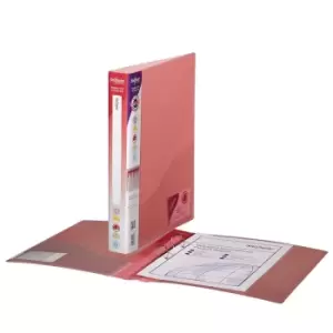 Image of Snopake A4 Ring Binder 2/15 O Ring Box of 10, red
