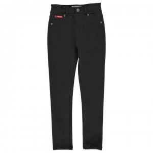 Image of Lee Cooper Solid Jeggings Junior Girls - Black
