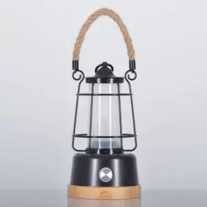 Image of Wildland 12w Portable Rechargeable LED Lantern with Hemp Rope Handle