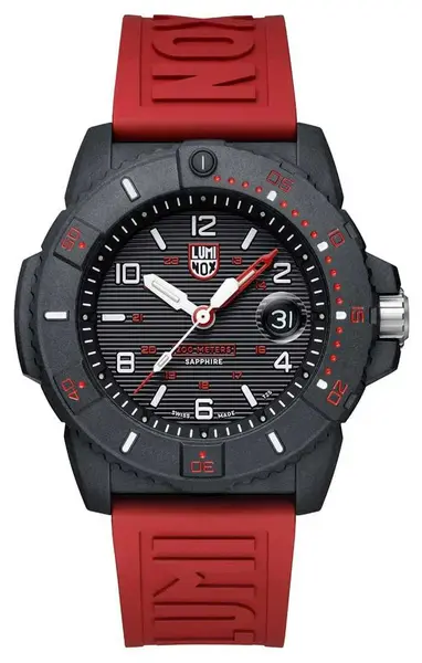 Image of Luminox XS.3615.RF Navy Seal 3600 Series Black Dial Red Watch