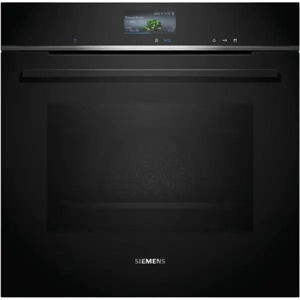 Image of Siemens HS736G1B1B iQ700 Electric Single Oven with Steam Function - Black HS736G1B1B Black