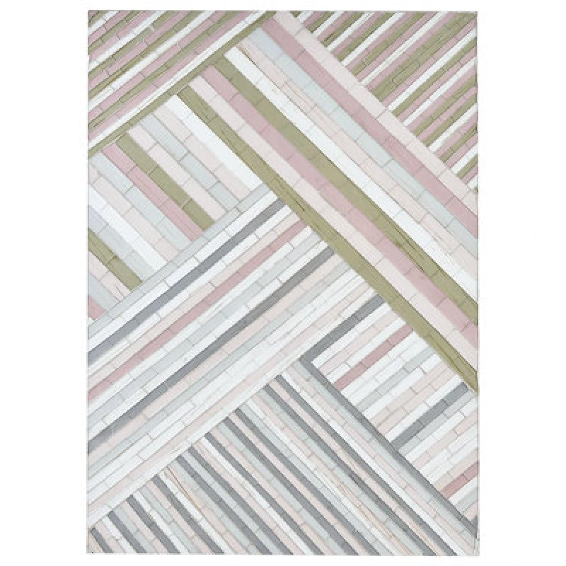 Image of Beliani Wall Decor Tembesi Glass 70 Cm Multicolour