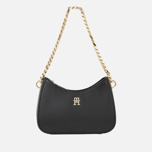 Image of Tommy Hilfiger TH Refined Faux Leather Shoulder Bag