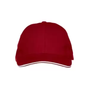Image of Clique Unisex Adult Davis Cap (One Size) (Red)