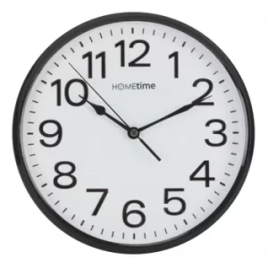 Image of Hometime Classic Black Wall Clock