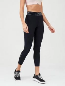 Image of Urban Armor Gear Heatgear; Graphic Ankle Crop Leggings - Black