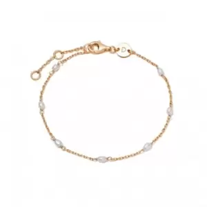 Image of Treasures Seed Pearl 18ct Gold Plated Bracelet TBR03_GP