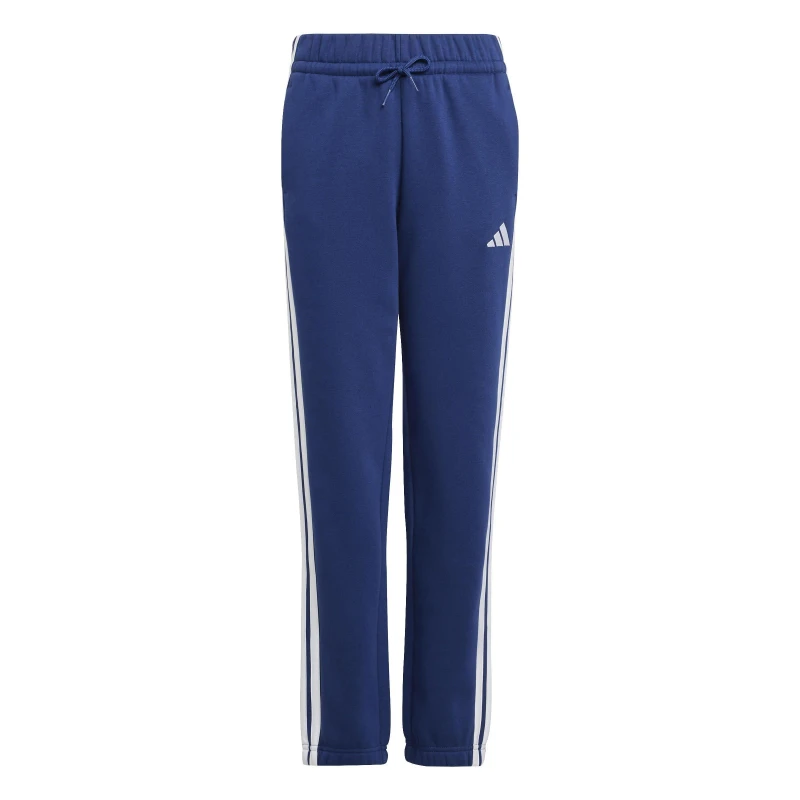Image of adidas adidas Essentials 3-Stripes Joggers Kids Closed Hem Fleece Jogging Bottoms 7-8 Years Blue 48301922175