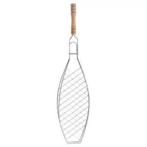 Image of Chrome Plated BBQ Fish Grill
