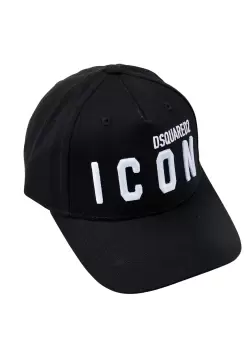 Image of Dsquared2 Kids Icon Baseball Cap In Black