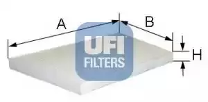 Image of UFI 53.094.00 Interior Air Cabin/ Pollen Filter