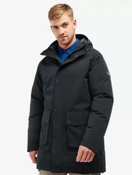 Image of Barbour International Ride Padded Quilted Jacket - Black Size M Men