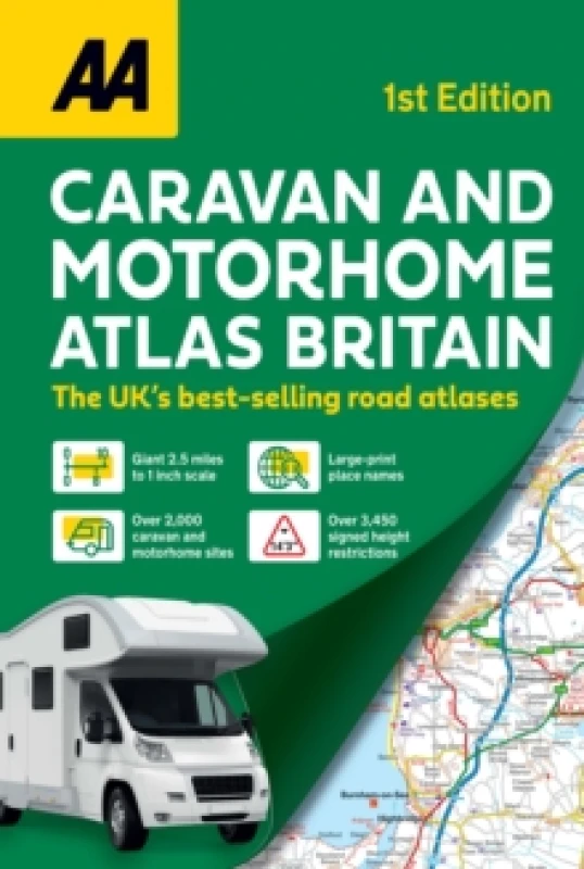 Image of AA Caravan & Motorhome Atlas Paperback / softback