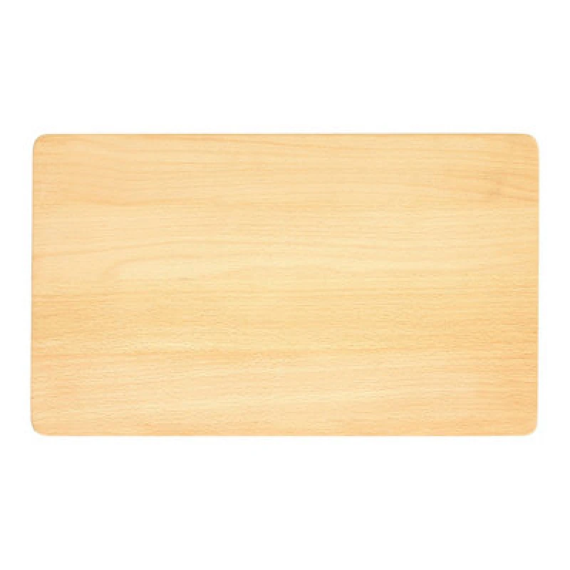 Image of Premier Housewares Rectangular Chopping Board, Thick and Durable Cutting Board for Kitchen Worktops, Kitchen Chopping Board Natural