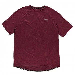 Image of Slazenger Demeter T Shirt Mens - Burgandy