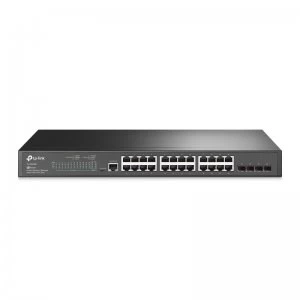 Image of TP Link JetStream 24-Port Gigabit L2 Managed Switch with 4 SFP Slots