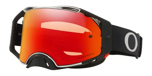 Image of Oakley Airbrake MX Tuff Blocks Black Gunmetal Prizm MX Torch Iridium Goggles