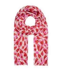 Image of Accessorize Valentines Heart Scarf - Multi