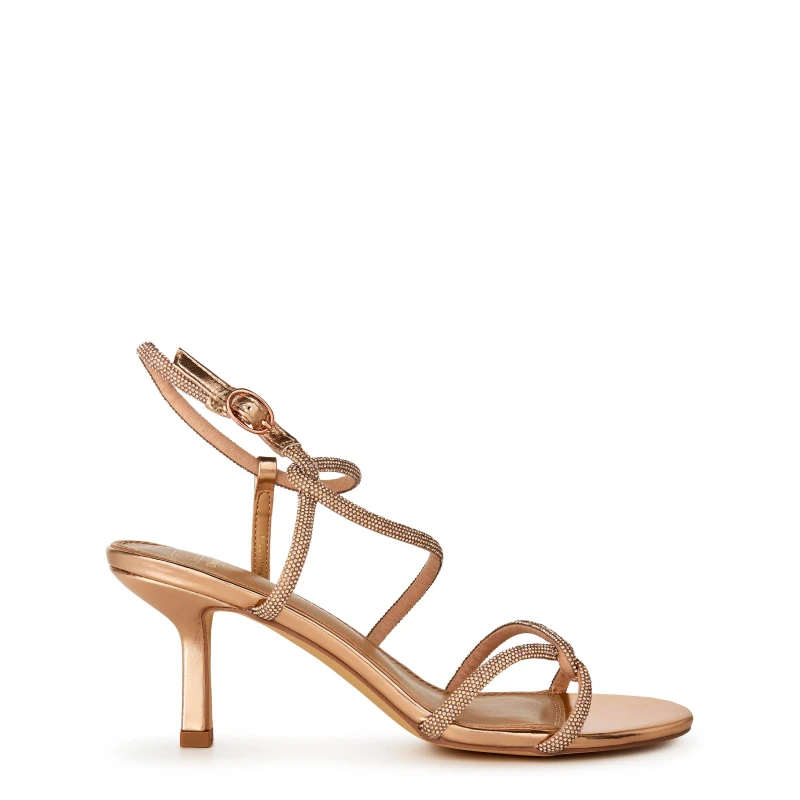 Image of Dune London 'Malfi' Sandals Rose Gold female